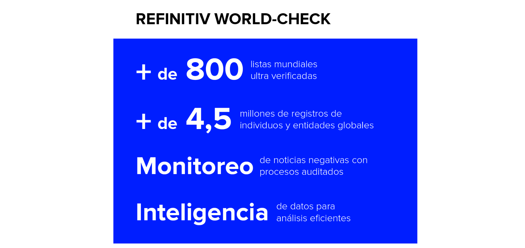 World Check Refinitiv – World Check One Refinitiv – ESSYY